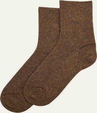 Loro Piana Baby Cashmere Crew Socks