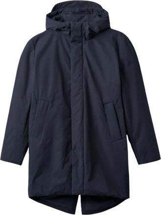 Gabba Rontin T Parka - Heren - Parka Jassen - Blauw - L - Katoen - Jassen