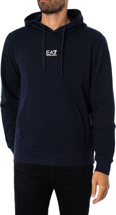 Emporio Armani Jersey Trui Met Capuchon, Blauw