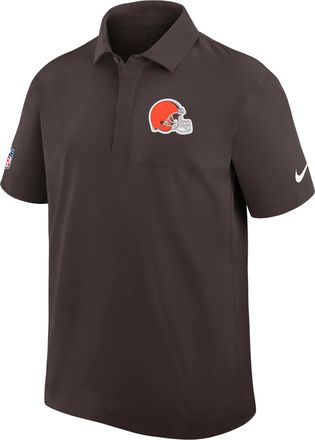 Nike Cleveland Browns City Pride Sideline Nike Mens Dri-FIT NFL Polo in Brown | 03BD2DI9I-GFF