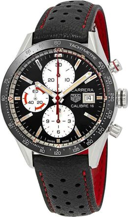 Tag Heuer Carrera Chronograph Automatic Black Dial Mens Watch CV201AP.FC6429