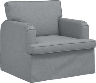 vidaXL Sof&aacute; Gris Claro 84 X 80 X 85 Cm Tela Vidaxl