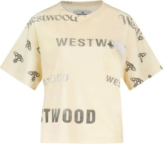 Vivienne Westwood Camicia con logo Orb - Giallo