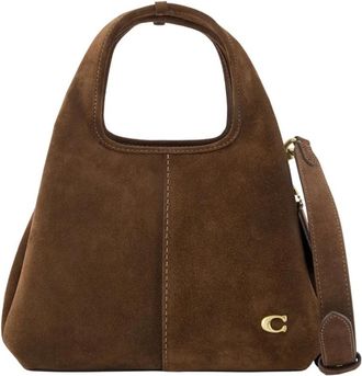 Coach Lana 23 Schoudertas - Dames - Handtassen - Bruin - ONE Size - Su&egrave;de - Tassen