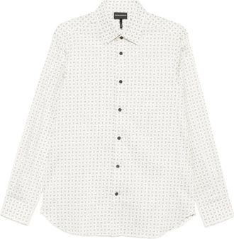 Emporio Armani Camicia con stampa - Toni neutri