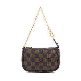 Louis Vuitton Pre-owned Handbags, female, Brown, Size: ONE SIZE Pre-owned Chain Shoulder Bag