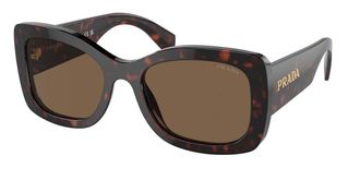 Prada PR A08SF Asian Fit 16N5Y1 Womens Sunglasses Tortoiseshell Size 57