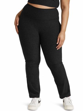 Beyond Yoga Spacedye Practice High Waisted Bootcut Pant- Plus Size In Darkest Night