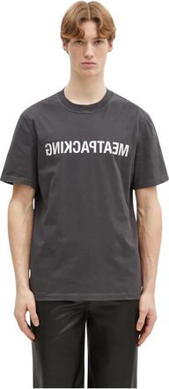 Helmut Lang T-Shirts - Heren - T-shirts - Grijs - 2XL - Tops