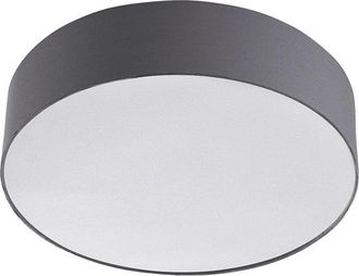 Lindby Lámpara de techo de Textura, Tela, Tejido, Seda Gris