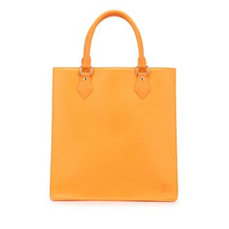 Louis Vuitton Pre-owned Womens Petit Sac Plat Epi Leather Tote - Orange - One Size