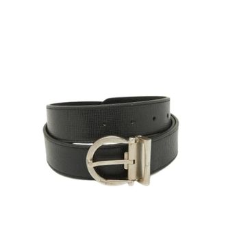 Ferragamo Pre-owned Belts, male, Black, Size: ONE SIZE Pre-owned Reversible Leather Belt