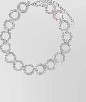 Self Portrait crystal choker necklace