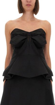 Alexander McQueen Strapless Corset Top