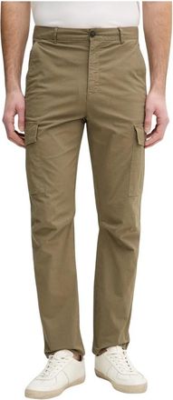 Trussardi Straight Broeken - Heren - Straight fit broeken - Groen - M - Katoen - Broeken