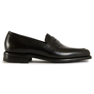 Loake Mens Cleveland Shoes - Black Leather - Size UK 10.5