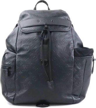 Louis Vuitton Black Monogram Shadow Backpack (Pre-Owned)