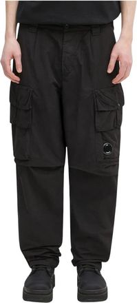 C.P. Company Flatt Nylon Cargo Broek - Heren - Straight fit broeken - Zwart - M - Nylon - Broeken