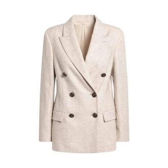 Brunello Cucinelli Mujer, Chaquetas, Beige, Talla: XS
