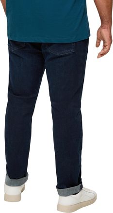 s.Oliver 5-Pocket-Jeans, Herren, Gr. 38, L&auml;nge 32, blau, Denim/Jeans, Obermaterial: 91% Baumwolle, 7% Elastomultiester, 2% Elasthan, S.OLIVER MEN BIG SIZES, un