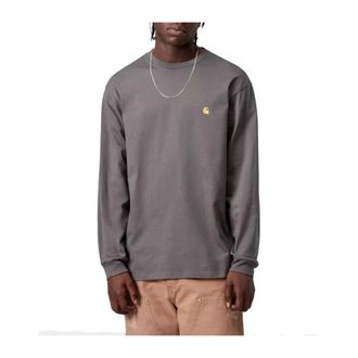 Carhartt Work in Progress Heren, Tops, Grijs, Maat: S Katoen