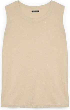 Fiorella Rubino Tops, Dames, Wit, L, Sleeveless Tops