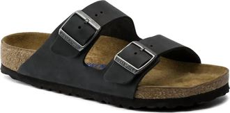 Birkenstock Womens Arizona Sandals In Narrow Black