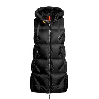 Parajumpers Zuly Hooded Vest - Dames - Jassen - Zwart - Maat: S Zijde