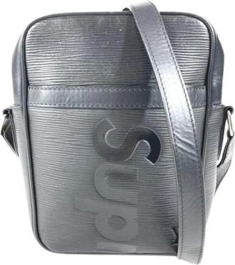 Louis Vuitton Pre-owned Epi Shoulder Bag - Dames - Vintage Schoudertas - Grijs - ONE Size - Leer - Vintage