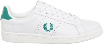 Fred Perry Schoenen, Heren, Wit, 41 EU, Effen Veterschoenen