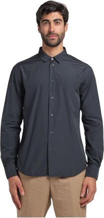 Barena Slim Fit Popeline Overhemd Lichtgewicht - Heren - Casual Overhemden - Blauw - S - Katoen - Overhemden