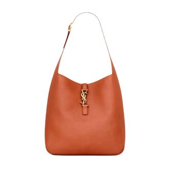 Saint Laurent Le 5a7 Shoulder Bag - female - Saint Laurent - Shoulder Bags - Orange - ONE SIZE - Bags