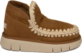 Mou Eskimo Bounce 31 - Dames - Winterlaarzen - Bruin - 40 EU - Wol - Schoenen