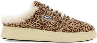 Autry Leopard Print Lace Up Sneakers