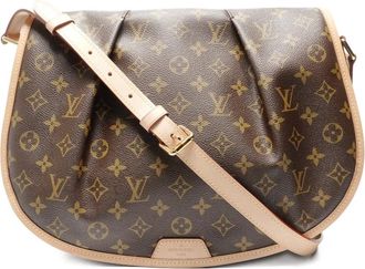Louis Vuitton 2011 MM Menilmontant monogram shoulder bag - Bruin