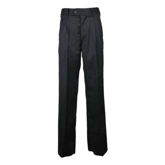 Vivienne Westwood Dames, Broeken, Zwart, Maat: XS Wol