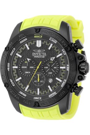 Invicta Speedway 50314 Herenhorloge - Quartz Uurwerk - Roestvrij Staal met Zwarte Wijzerplaat - 52 mm