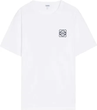 Loewe Logo-embroidered Cotton T-shirt - White - Xxl
