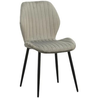 Regalos Miguel Regalos Miguel - Sillas - Silla Line Terciopelo - Gris