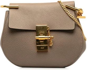 Chloé Pre-owned Shoulder Bags, female, Beige, Size: ONE SIZE Pre-owned Leather shoulder-bags