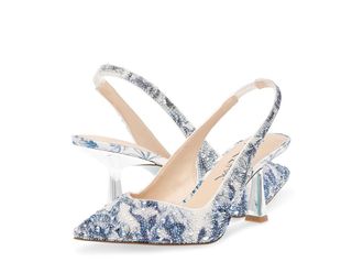 Blue by Betsey Johnson Clark Womens Shoes Blue Floral : 6.5 M, Synthetic