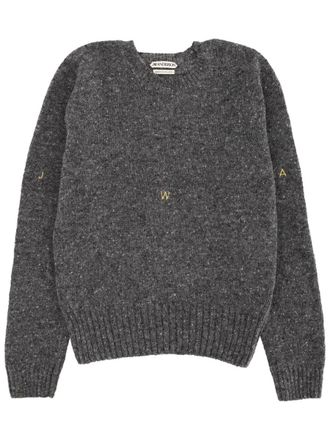 J.W.Anderson Textured Knit Sweater With Subtle Embroidery