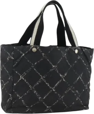 Chanel Pre-owned Tote Bags, female, Black, Size: ONE SIZE Pre-owned Vintage Tote Bag