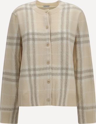 Burberry Check cashmere Cardigan Female S
