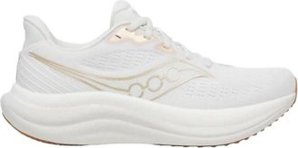 Saucony Womens Triumph 23 Shoes - Wide In White/arctic