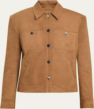 Toccin Isalya Boxy Button-Front Jacket