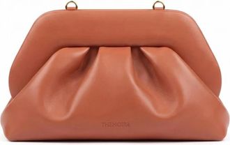 Themoir&egrave; Bios Medium Clutch - Dames - Clutches - Bruin - ONE Size - Leer - Tassen