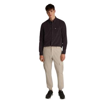 Tommy Jeans Heren Ryan Straight cargobroek (Beige)