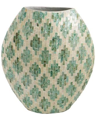 A&B Home 18In Capiz Vase