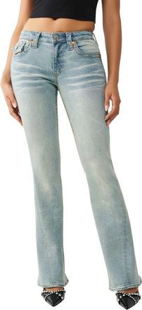 True Religion Joey Flap Pocket Flare Jeans in Chill Glow at Nordstrom, Size 30